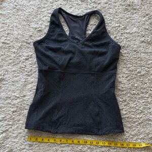 Gray Racerback Tank Top